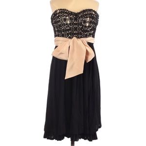 blue dress for baby girl New Anthropologie Black Crochet Lace main image 0